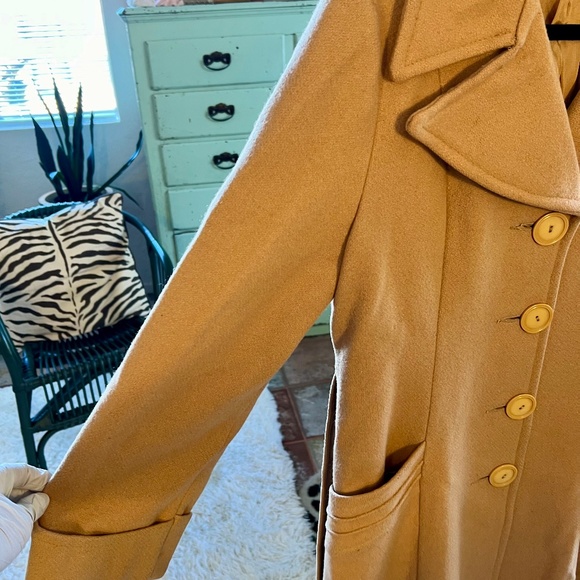 Vintage 40s Womens Wool Coat - Picture 3 of 13